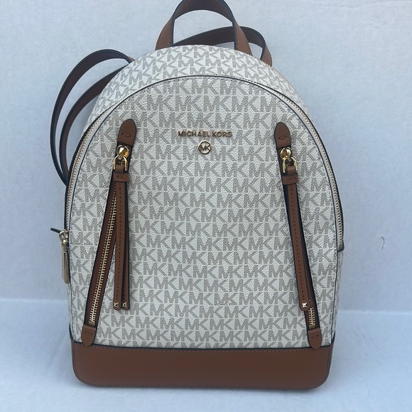 Michael Kors Signature MK Backpack - Picture 1 of 6